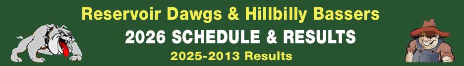 Reservoir Dawgs - Hillbilly Bassers 2026 Schedule & Results